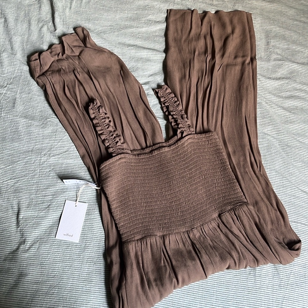 NWT Wilfred Chianti Jumpsuit - Picture 4 of 9